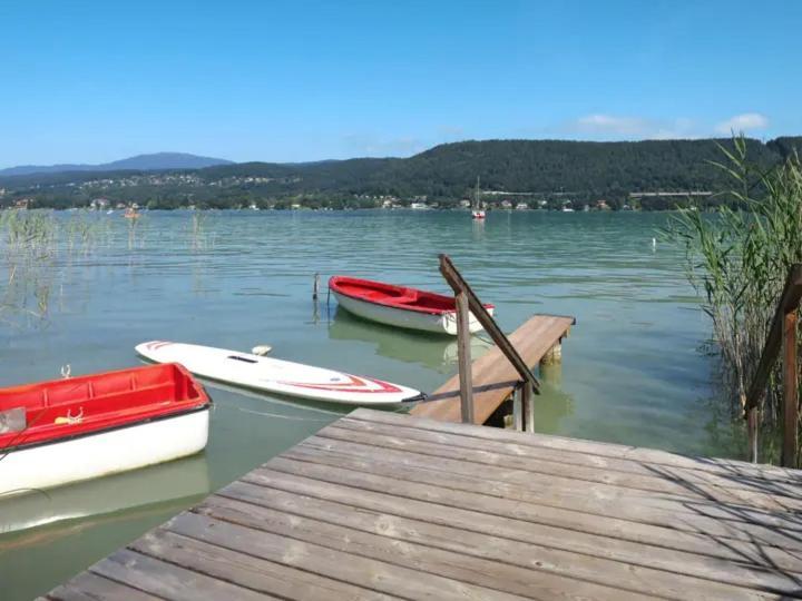 Ferienwohnung Schellander Privatstrand Velden am Worthersee Bagian luar foto